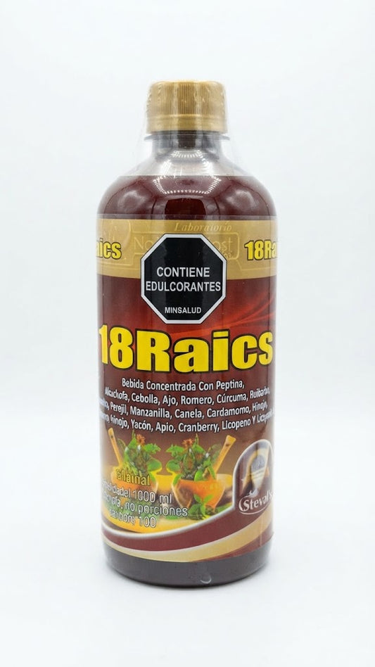 18 RAICES JARABE 1000 ML. NUTRI PLAN — SKU 001773