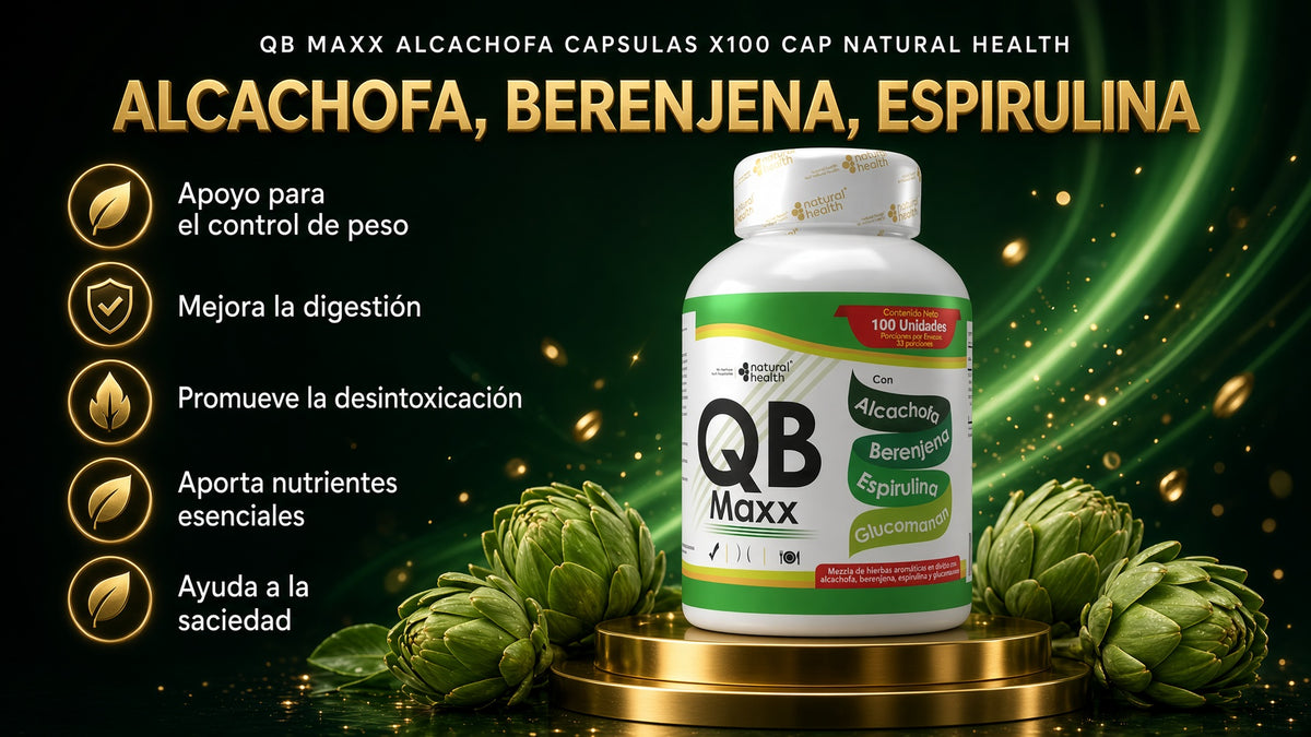 QB MAXX  ALCACHOFA CAPSULAS X100 CAP NATURAL HEALTH ia_2