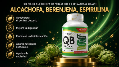 QB MAXX  ALCACHOFA CAPSULAS X100 CAP NATURAL HEALTH ia_2