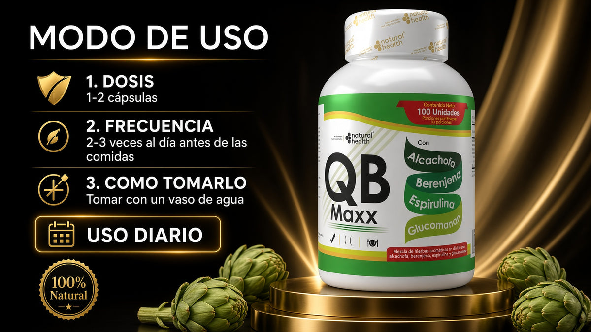 QB MAXX  ALCACHOFA CAPSULAS X100 CAP NATURAL HEALTH ia_4