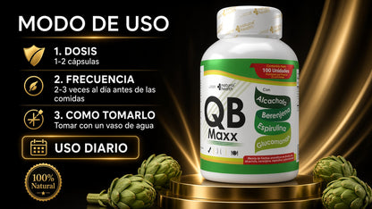QB MAXX  ALCACHOFA CAPSULAS X100 CAP NATURAL HEALTH ia_4