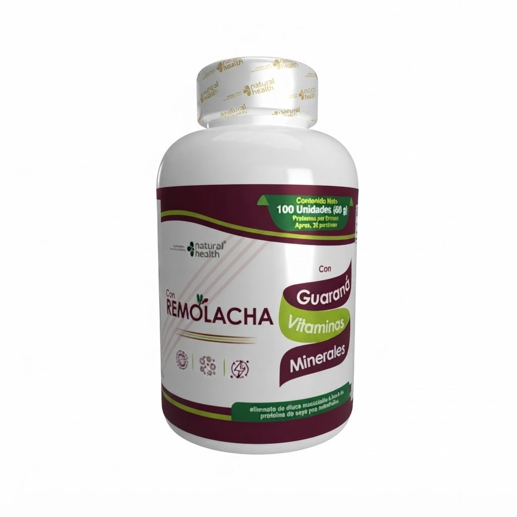 REMOLACHA X100 CAP NATURAL HEALTH — SKU 001800