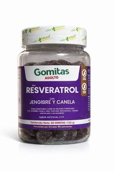 RESVERATRO GOMAS X60 NATURAL HEALT — SKU 001816