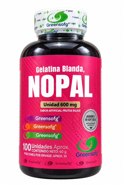 NOPAL X100 CAPS. GREENSOFG principal