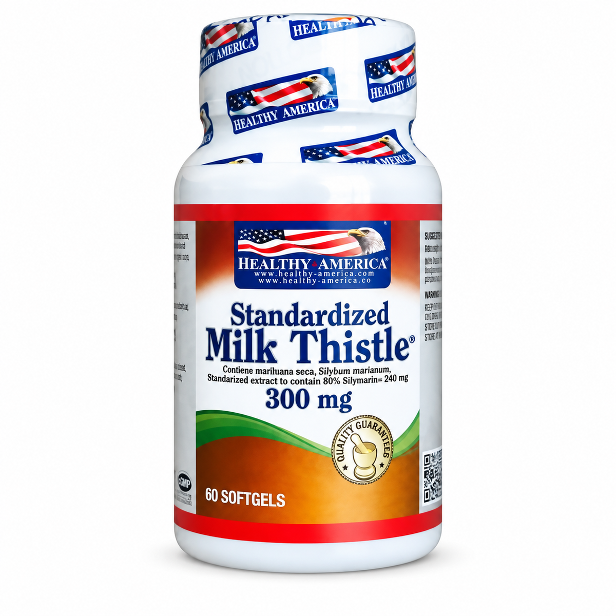 MILK THISTLE 1000MG CAP X60 CAPS. HEALTHY AMERICA principal