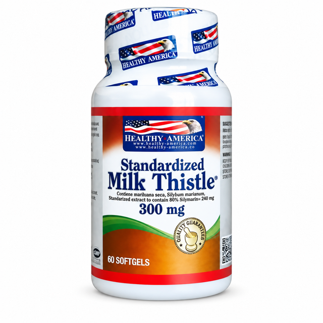 MILK THISTLE 1000MG CAP X60 CAPS. HEALTHY AMERICA principal