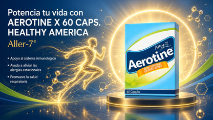 AEROTINE X 60 CAPS. HEALTHY AMERICA ia_3
