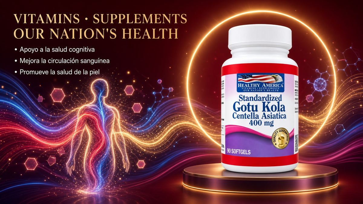 GOTU KOLA 400 MG X60 CAPS. HEALTHY AMERICA ia_3