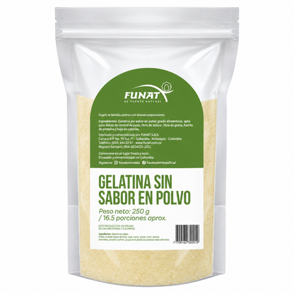 GELATINA SIN SABOR X 250GR FUNAT principal