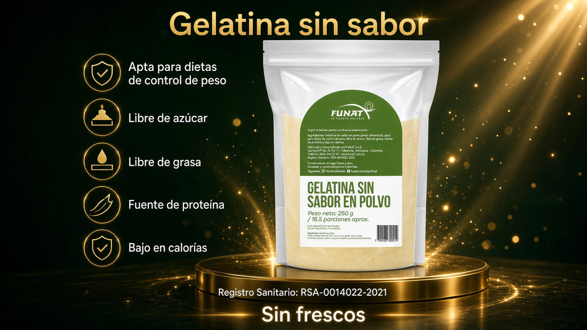 GELATINA SIN SABOR X 250GR FUNAT ia_2