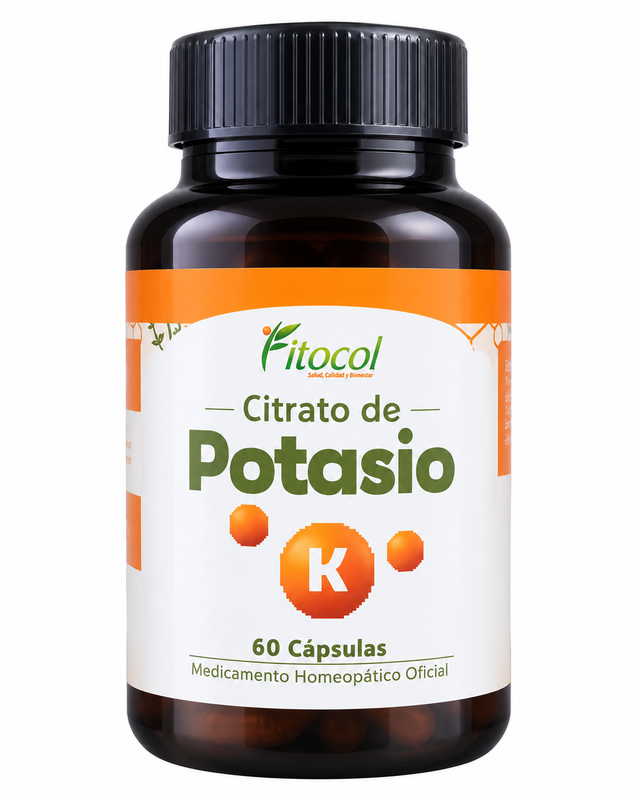 CITRATO DE POTASIO X60 CAPS. FITOCOL principal