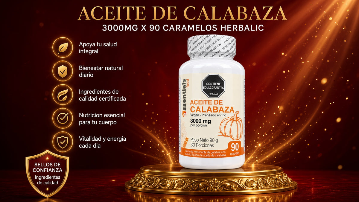ACEITE DE CALABAZA 3000MG X 90 CARAMELOS HERBALIC ia_2