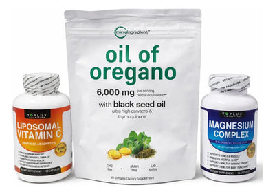 Aceite de Orégano Carvacrol con Semilla Negra + Magnesio