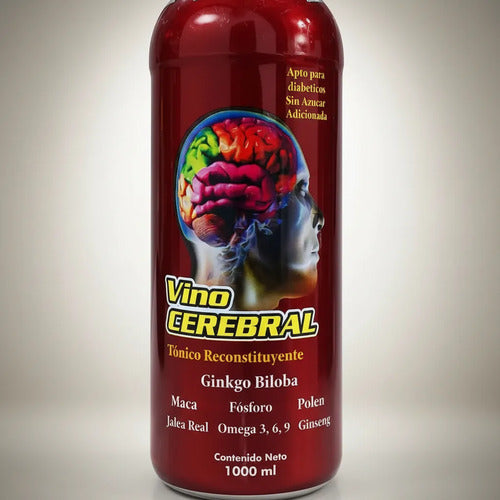 Vino Cerebral Tónico Reconstituyente Maca Jales Real X1000ml