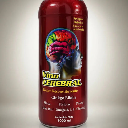 Vino Cerebral Tónico Reconstituyente Maca Jales Real X1000ml