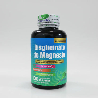 Bisglicinato De Magnesio Masticable Greensofg Premium Line X
