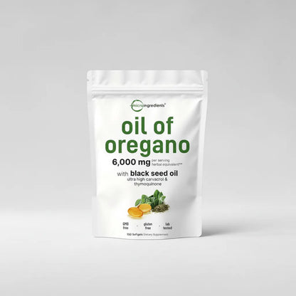 Pack x2 Aceite Orégano Micro Ingredients + Semilla Negra | Antibiótico Natural
