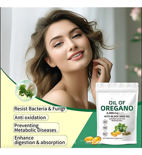Aceite De Orégano Micro Ingredients Cápsulas Veganas 6000 Mg 90 Uds Sin Sabor