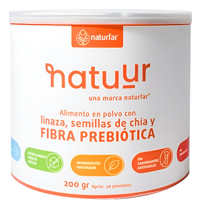 Fibra Prebiótica Naturfar en polvo 200 g