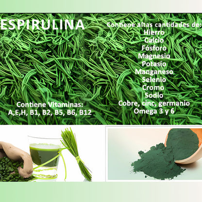 Espirulina Micro Alga 1000mg- Invima Sabor