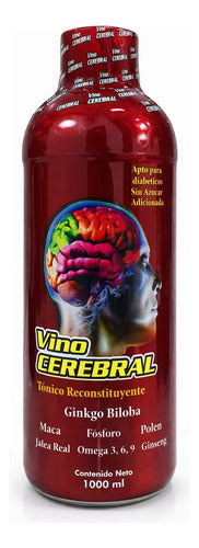 Vino Cerebral Tónico Reconstituyente Maca Jales Real X1000ml