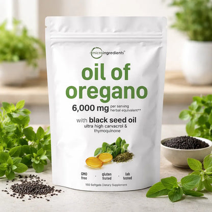 Pack x2 Aceite Orégano Micro Ingredients + Semilla Negra | Antibiótico Natural