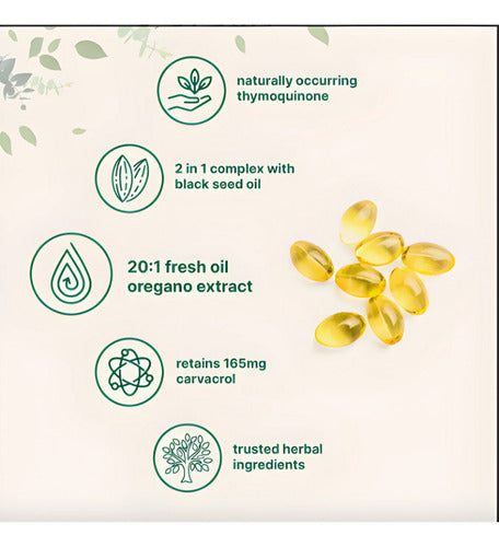 Aceite De Orégano Micro Ingredients Cápsulas Veganas 6000 Mg 90 Uds Sin Sabor