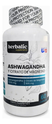 Ashwgandha Y Citrato De Magnesio X60 Cap Herbalic