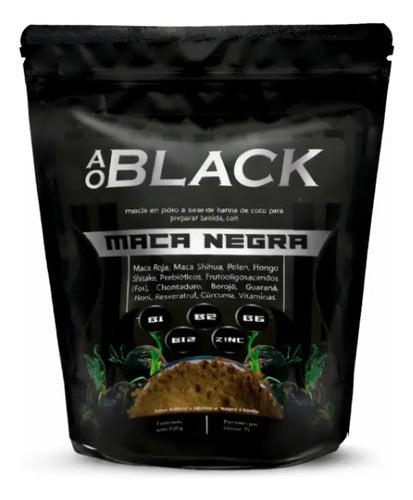 Maca Negra en Polvo con Maca Roja y Shihua | Energía, Libido y Hormonas – 500gr