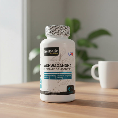 Ashwgandha Y Citrato De Magnesio X60 Cap Herbalic