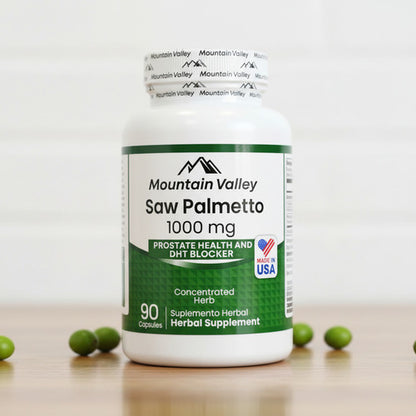 Saw Palmetto Mountain Valley | Salud de la Próstata y Vías Urinarias – 90 Cápsulas