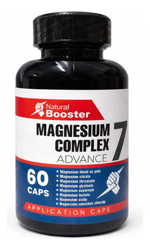 Magnesio Complejo 7 Advance Natural Booster | Energía y Relajación – 60 Cápsulas