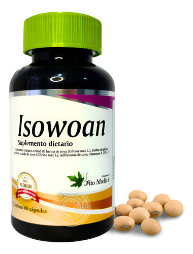 Isoflavonas de Soya Fito Medics | Menopausia, Hormonas y Bienestar Femenino – 60 Cáp