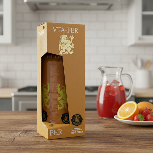 Vta-fer Jarabe Frutos Rojos 500ml | Multivitamínico Líquido Energía y Vitalidad