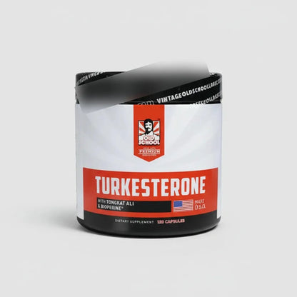 Turkesterona Old School Labs 120 Cápsulas con Tongkat Ali – Potenciador Muscular Natural