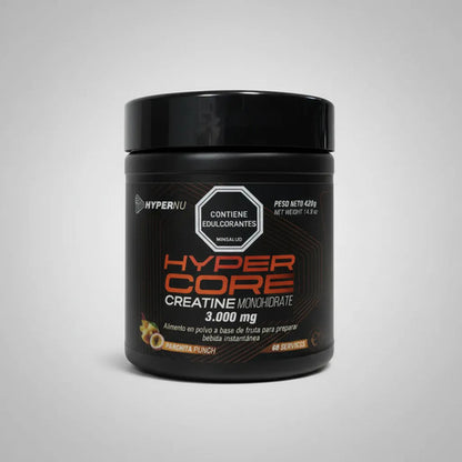 Creatina Monohidratada Hypernu Hyper Core 420g Sabor Parchit