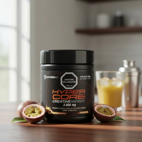 Creatina Monohidratada Hypernu Hyper Core 420g Sabor Parchit