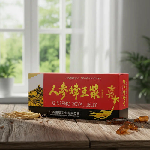 Pack x12 Ginseng Royal Jelly | Energía, Vitalidad e Inmunidad – Suplemento Dietario