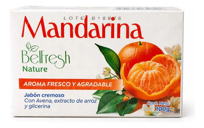 Jabón En Barra Belfresh Nature Mandarina 100g