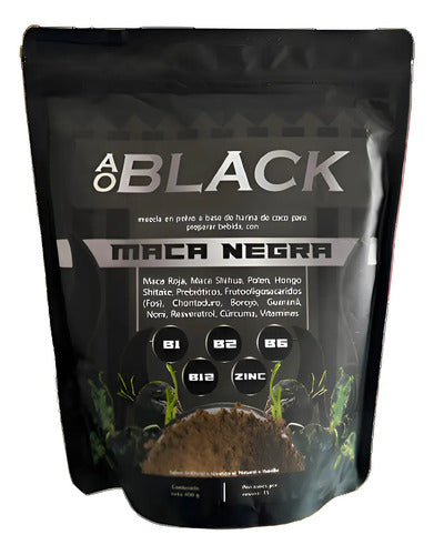 Ao Black-maca Negra Sabor Vainilla  Vithalith