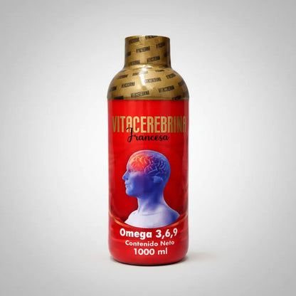 Vitacerebrina Francesa Omega 3,6,9 | Cerebro, Memoria y Vitalidad – 1000ml