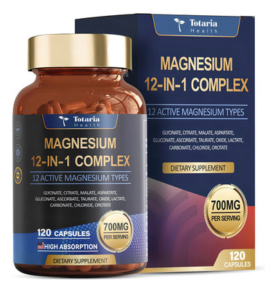 Elfleaf Totaria Complejo de Magnesio 700mg 12 en 1