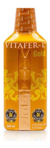 Vitafer-l Gold | Multivitaminico Potenciador | 500ml Pack X 3 Caramelo