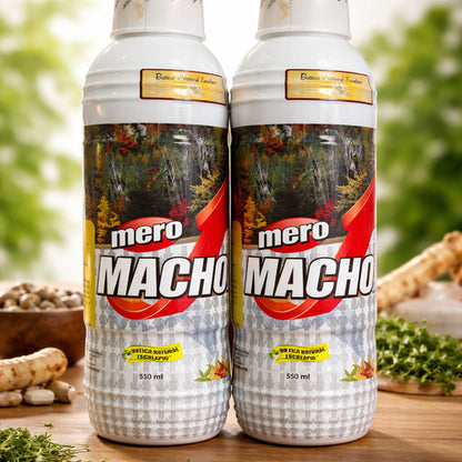 Mero Macho Suplemento Nutricional y Deportivo | Testosterona, Fuerza y Vitalidad – 550g