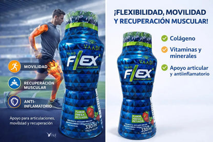Flex Vaad Jarabe Antiinflamatorio Natural | Articulaciones y Dolor Muscular – 330ml