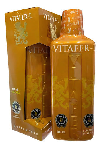 Vitafer-L Gold Multivitamínico Potenciador Pack x3 | Energía y Nutrición – 500ml