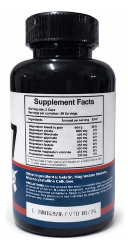 Magnesio Complejo 7 Advance Natural Booster | Energía y Relajación – 60 Cápsulas