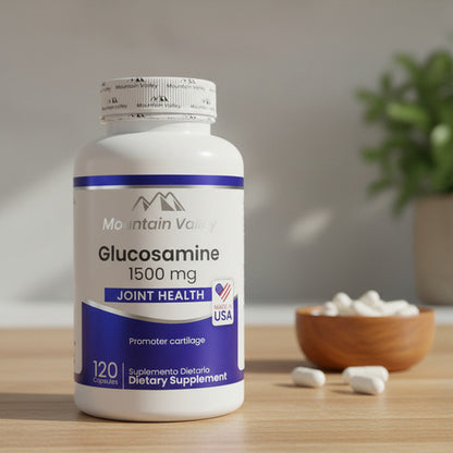 Glucosamina 1500mg Mountain Valley | Articulaciones, Cartílago y Movilidad – 120 Cáp