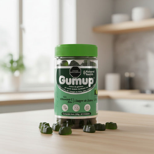 Gomas para Bajar de Peso Gumup | Metabolismo, Saciedad y Quema de Grasa – 60 Gomas