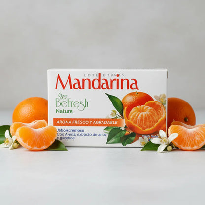 Jabón En Barra Belfresh Nature Mandarina 100g